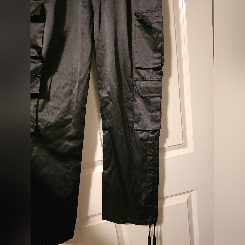 Black Cargo Pants - Picture 3 of 15